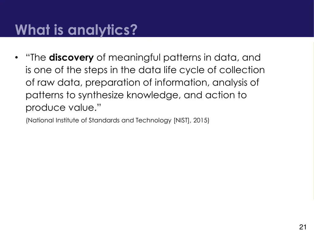 what is analytics
