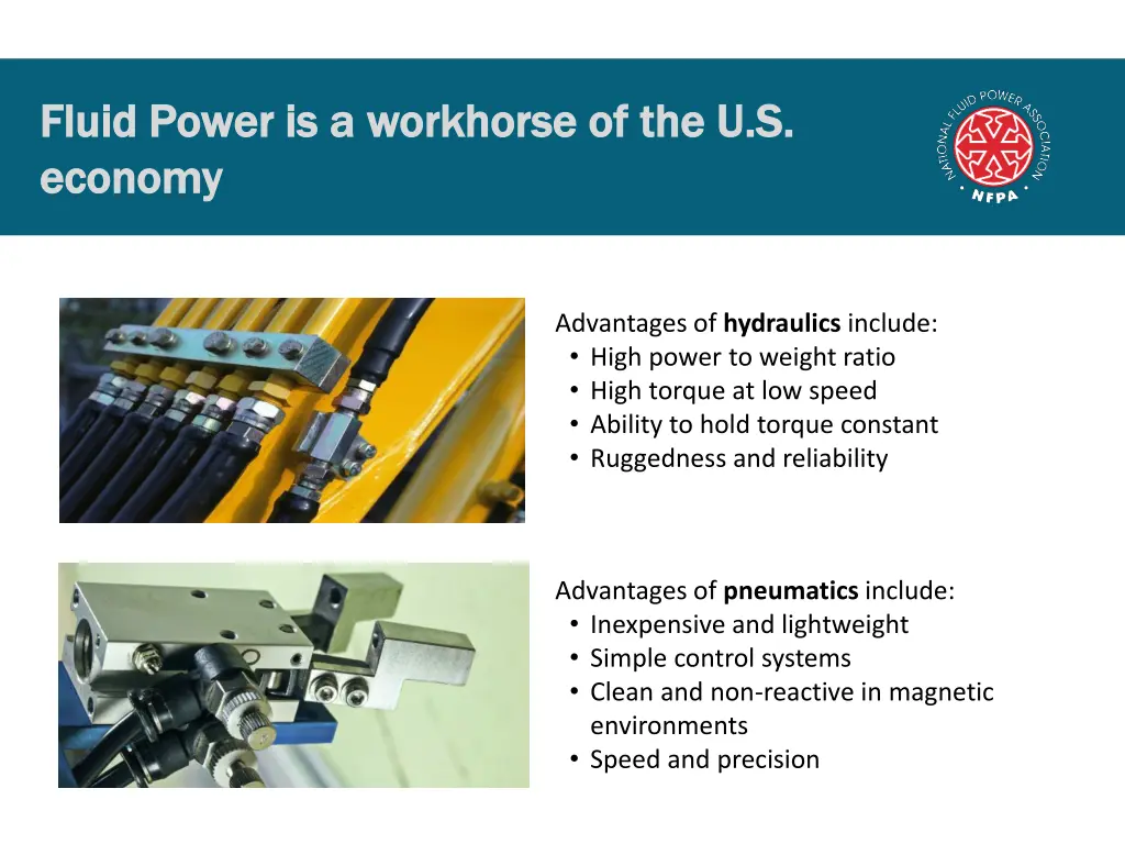 fluid power is a workhorse of the u s fluid power