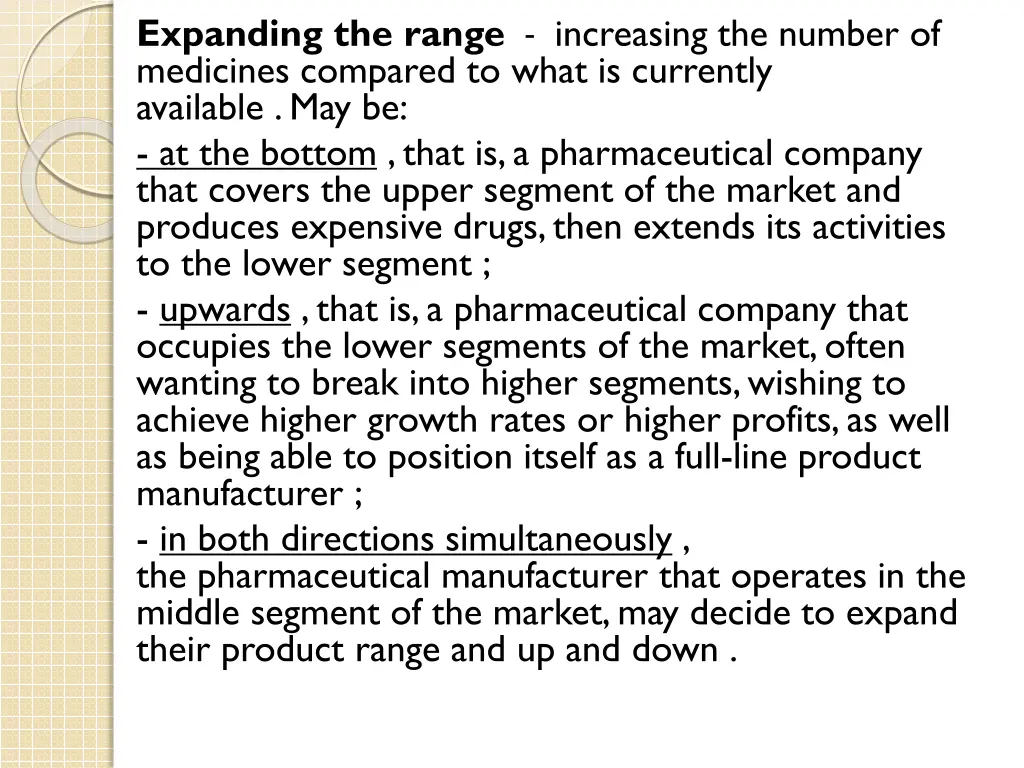 expanding the range increasing the number