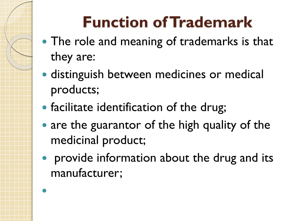 function of trademark the role and meaning