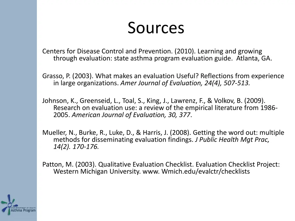 sources