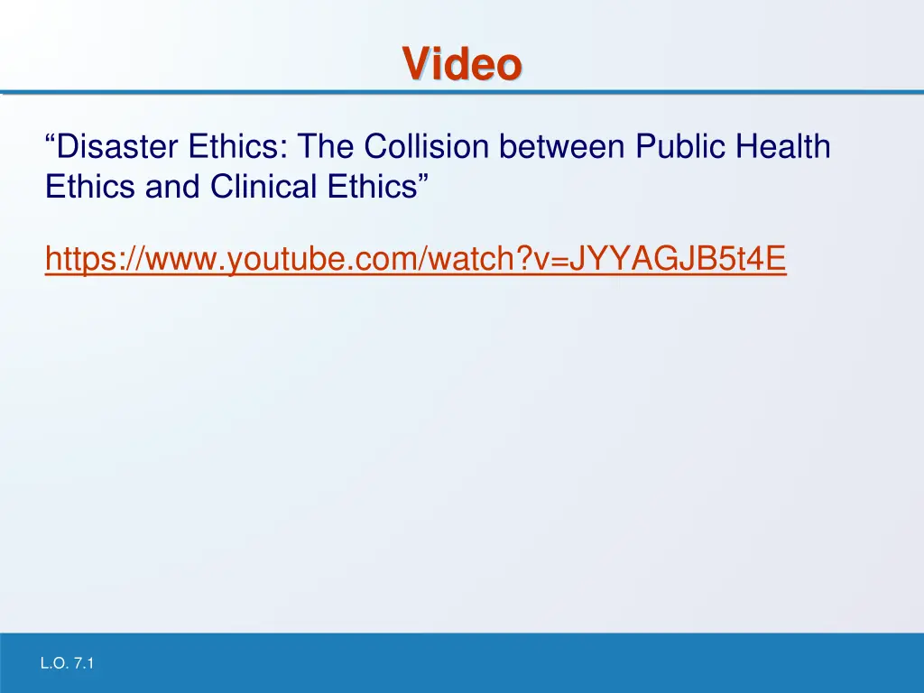 video