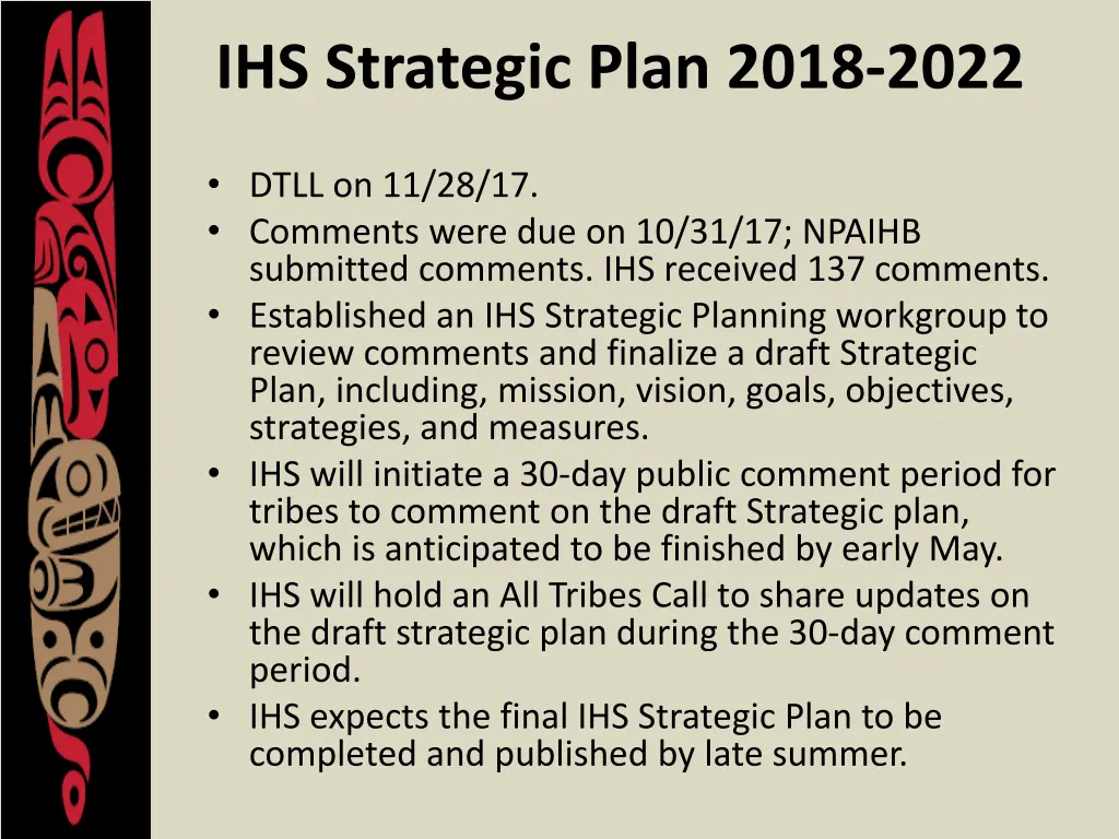 ihs strategic plan 2018 2022