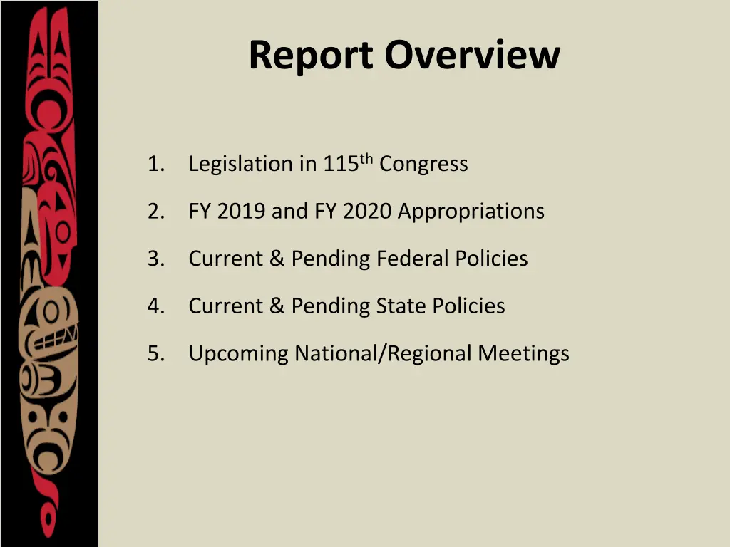 report overview