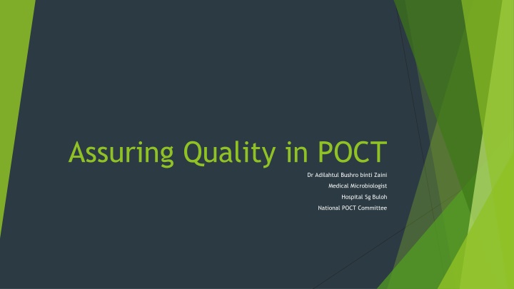 assuring quality in poct