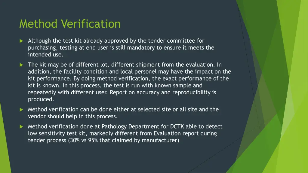 method verification