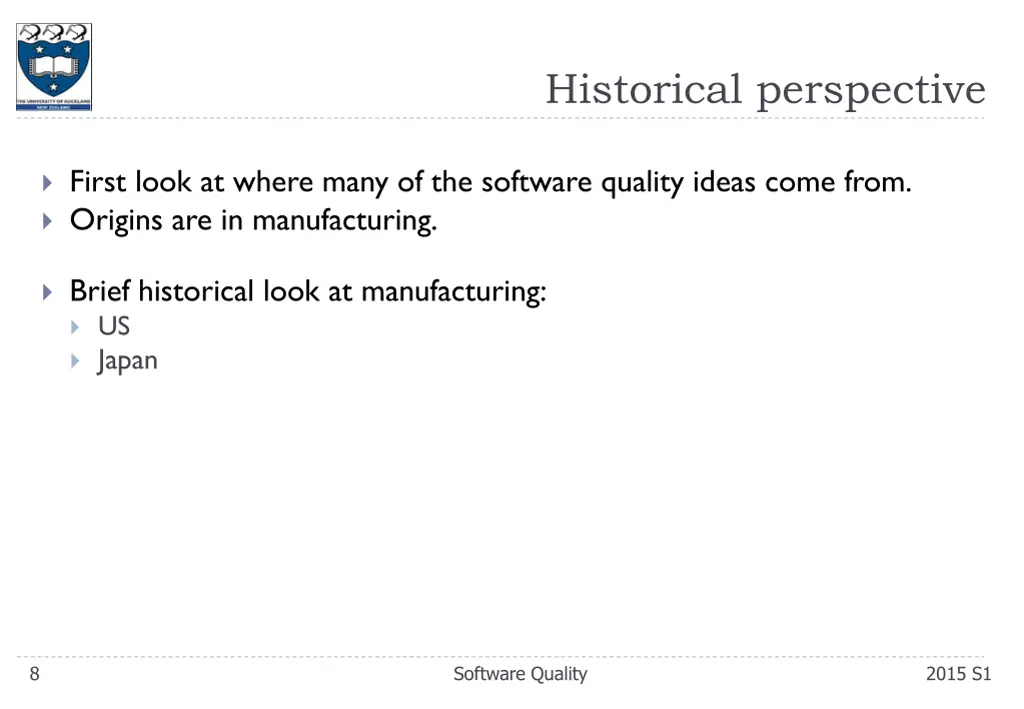 historical perspective