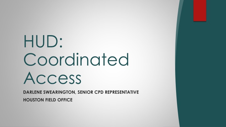 hud coordinated access darlene swearington senior