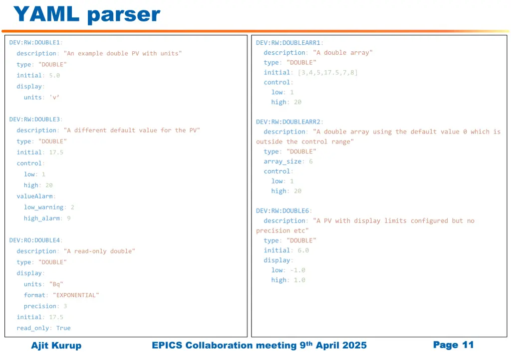 yaml parser 1