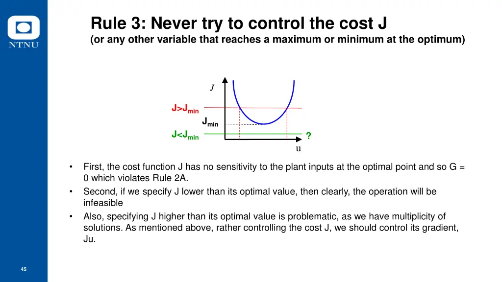 rule 3 never try to control the cost