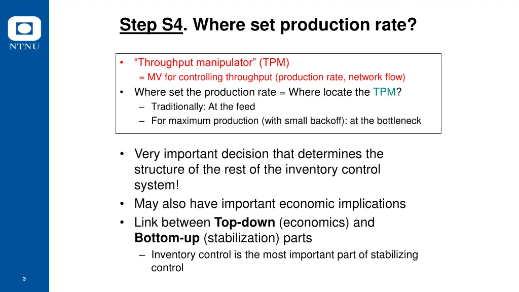 step s4 where set production rate