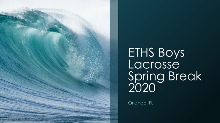eths boys lacrosse spring break 2020