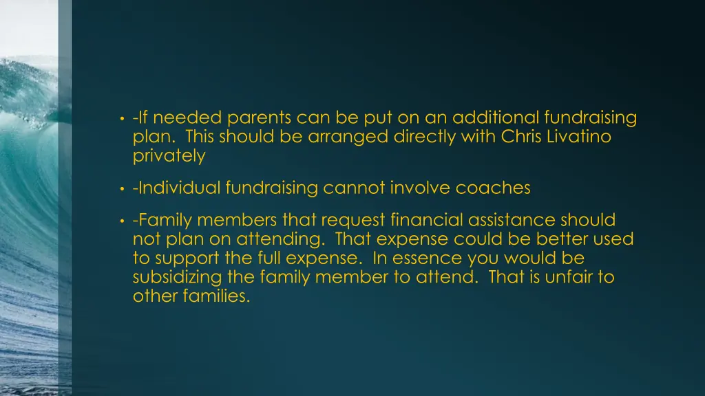 if needed parents can be put on an additional