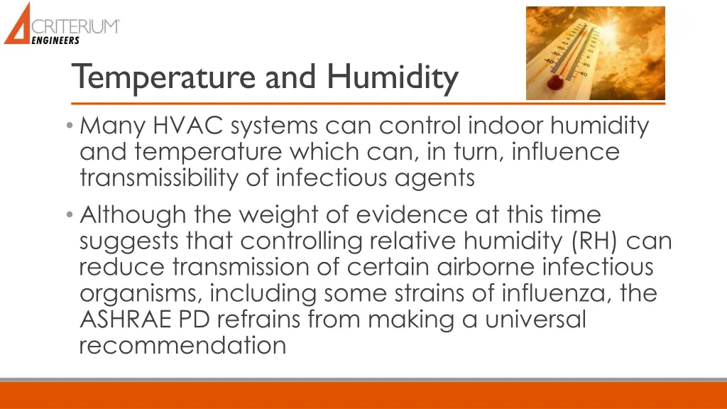 temperature and humidity