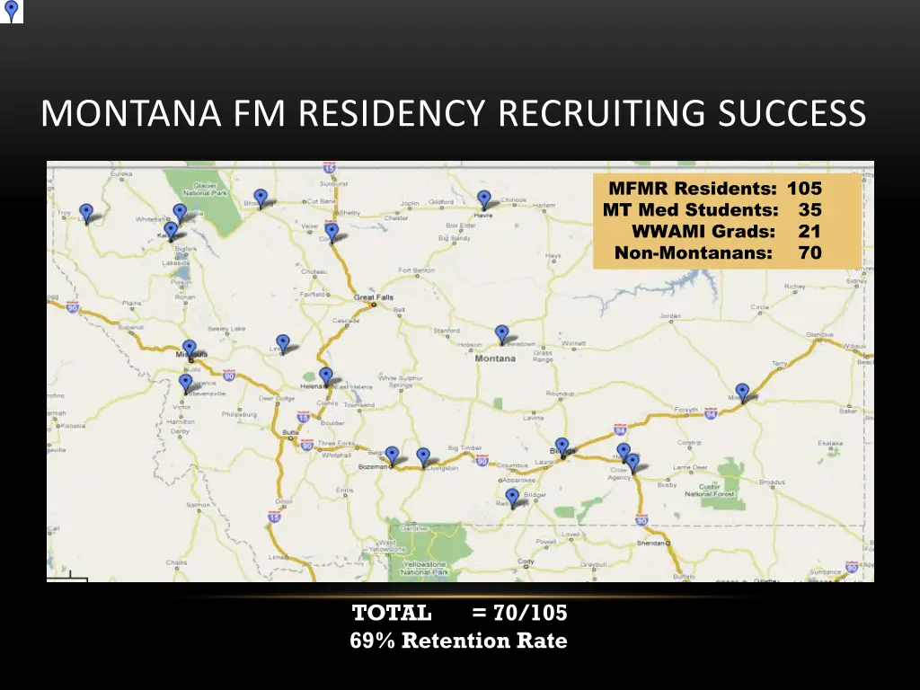 montana fm residency recruiting success