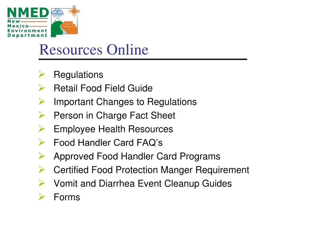resources online