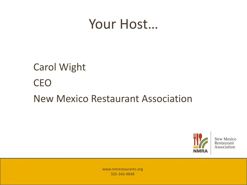 your host