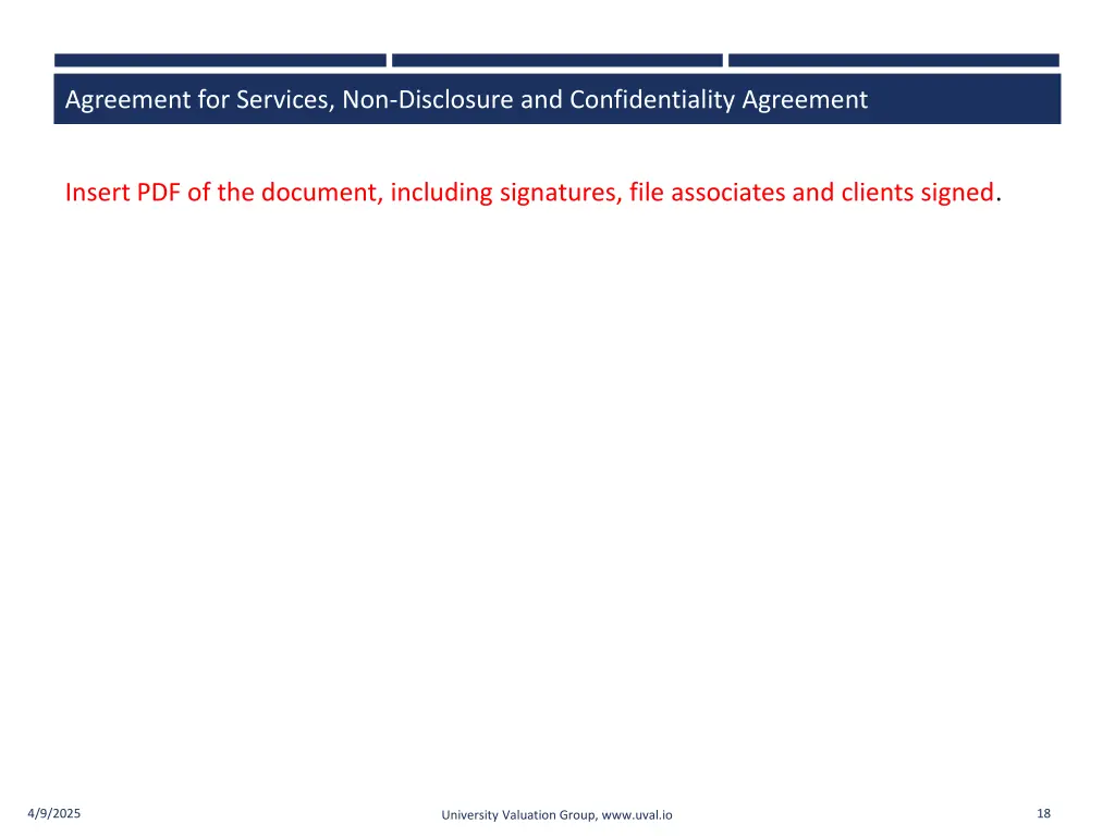 agreement for services non disclosure