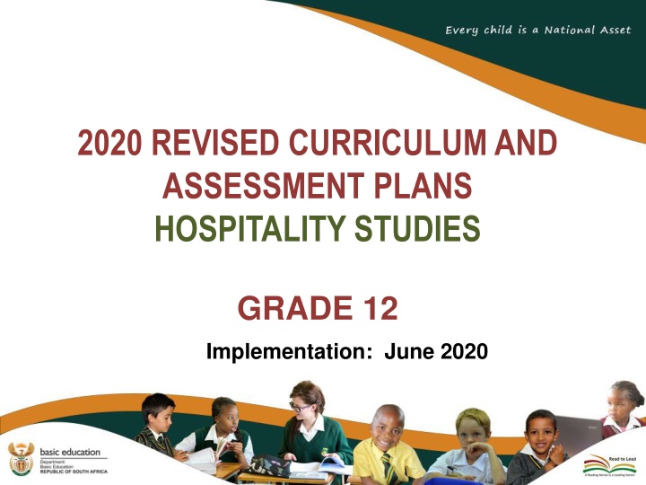 2020 revised curriculum and assessment plans