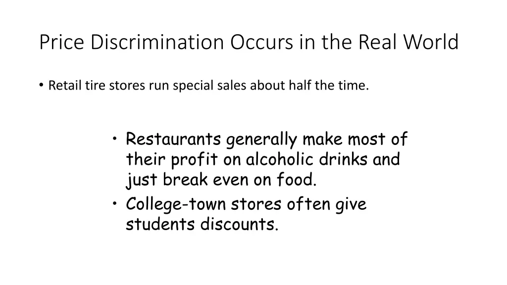 price discrimination occurs in the real world 1