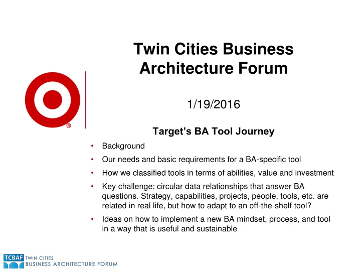 twin cities business architecture forum