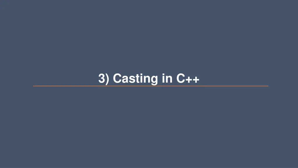 3 casting in c