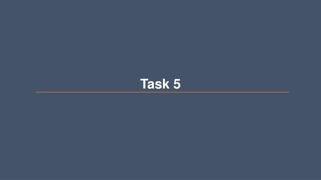 task 5