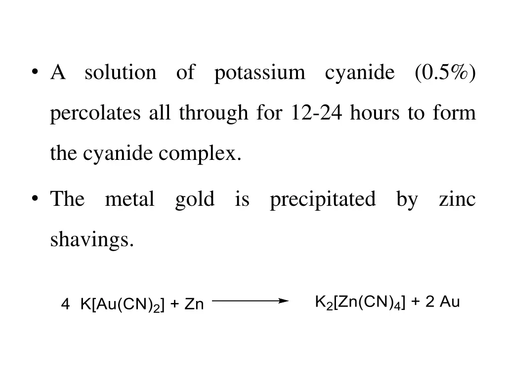 a solution of potassium cyanide 0 5