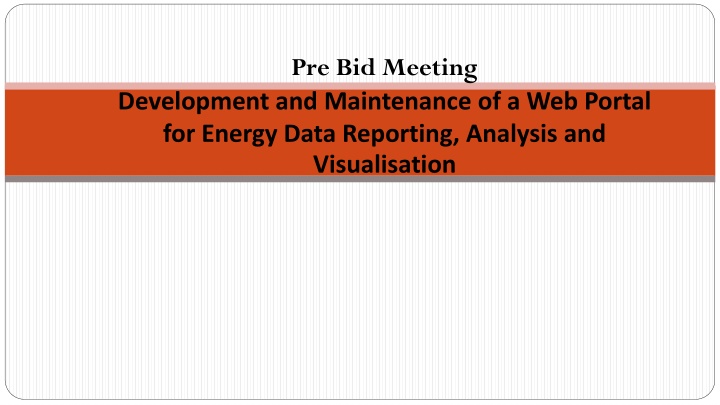pre bid meeting