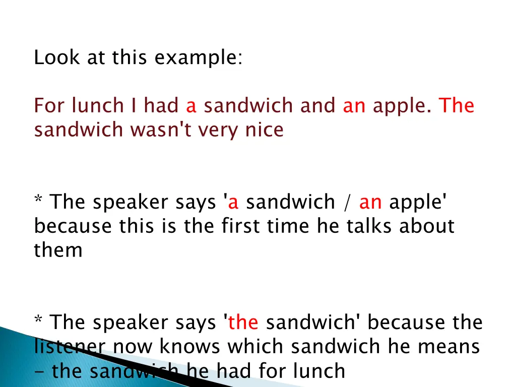 look at this example