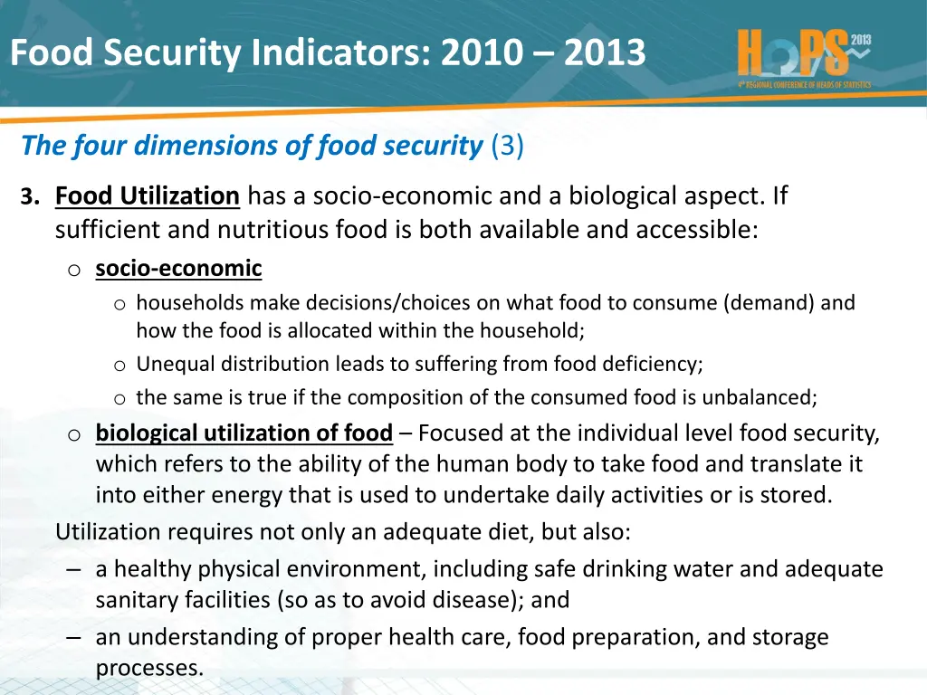 food security indicators 2010 2013 5
