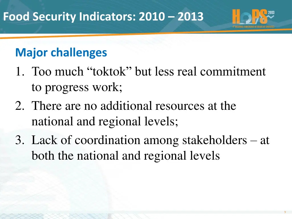 food security indicators 2010 2013 8