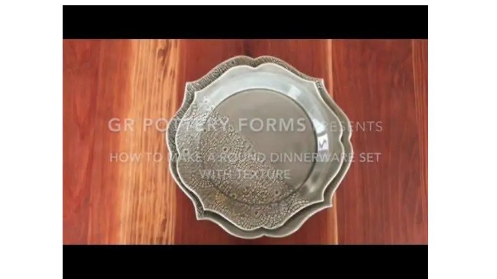 pottery tutorial how to make a dinnerware