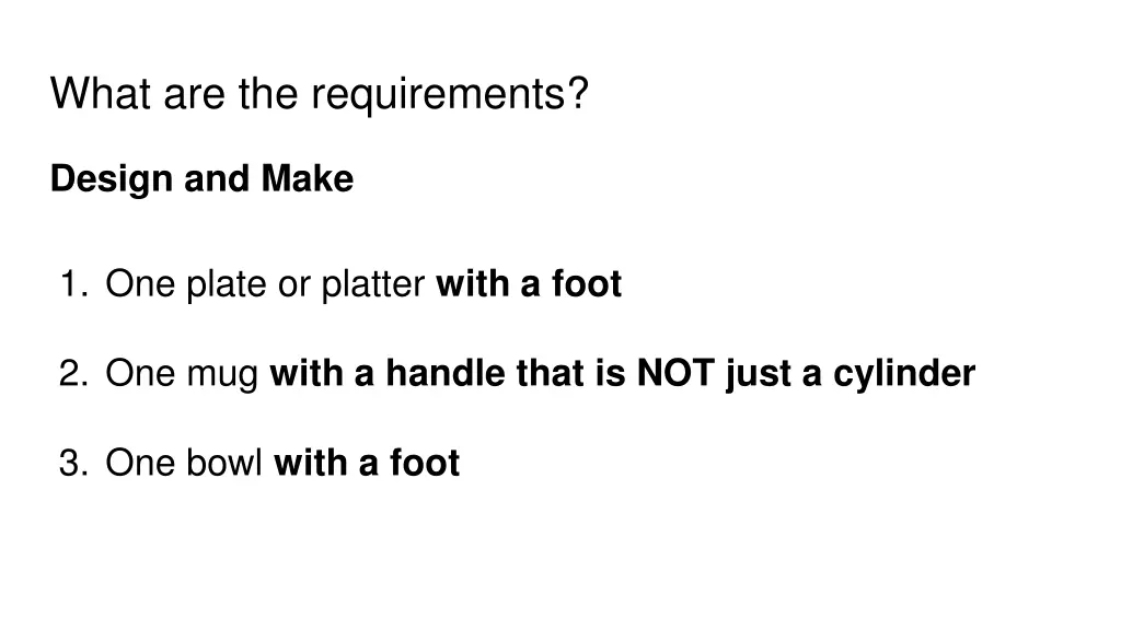 what are the requirements