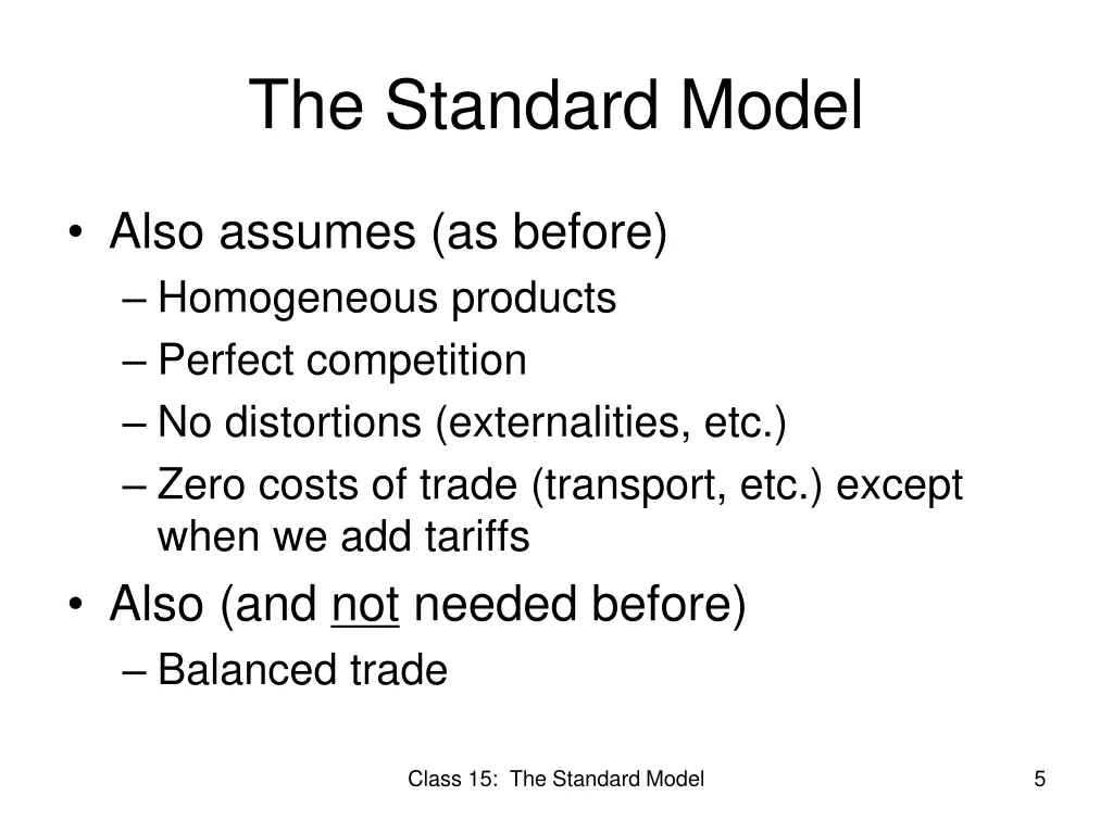 the standard model 1