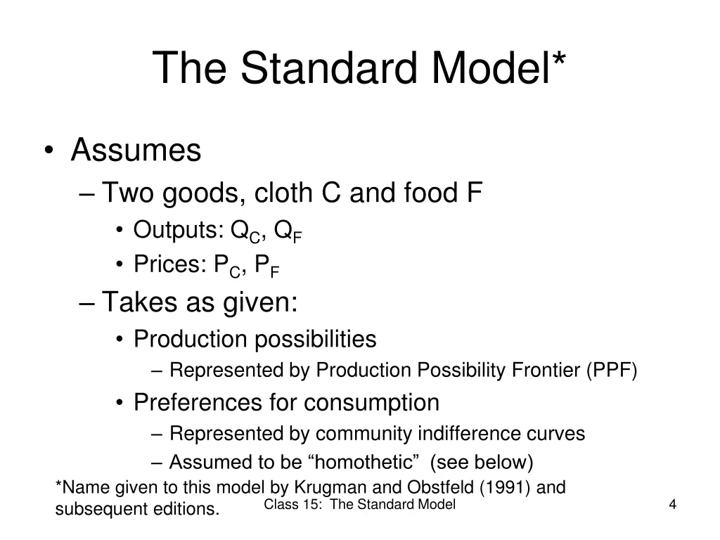 the standard model