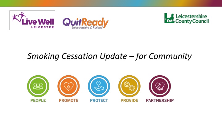 smoking cessation update for community