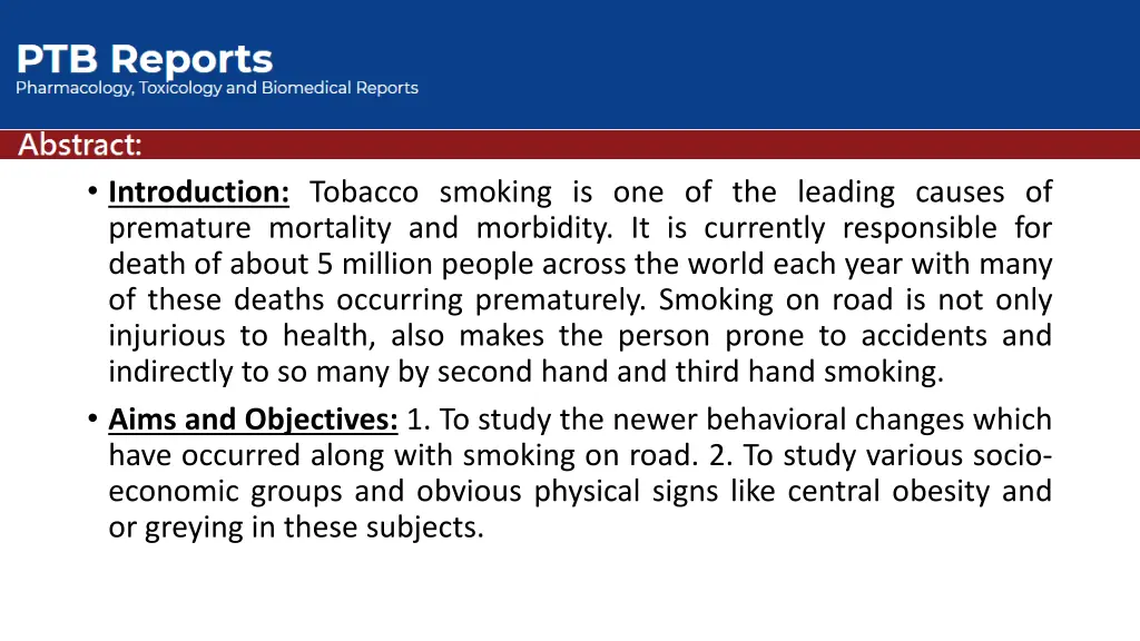 introduction tobacco smoking