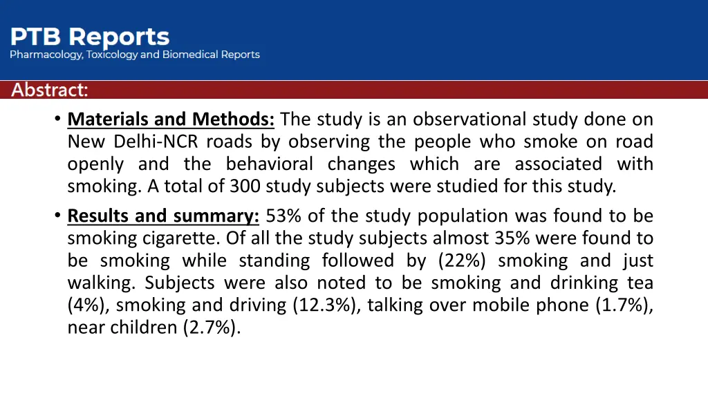 materials and methods the study