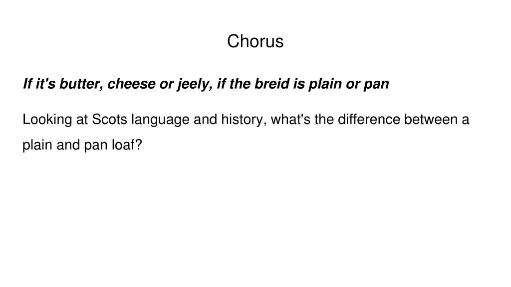 chorus 1