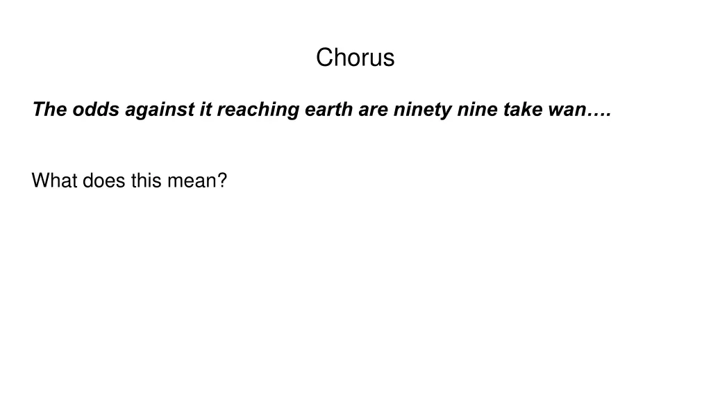 chorus 2