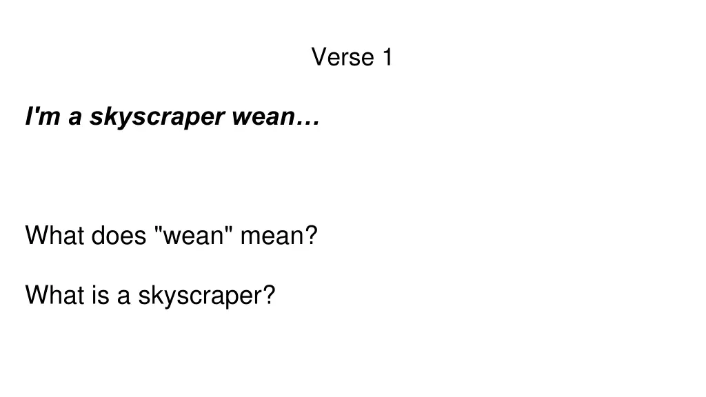 verse 1