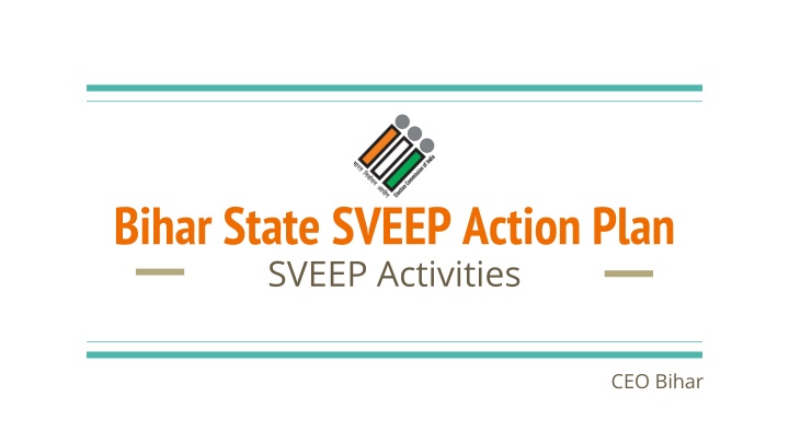bihar state sveep action plan sveep activities
