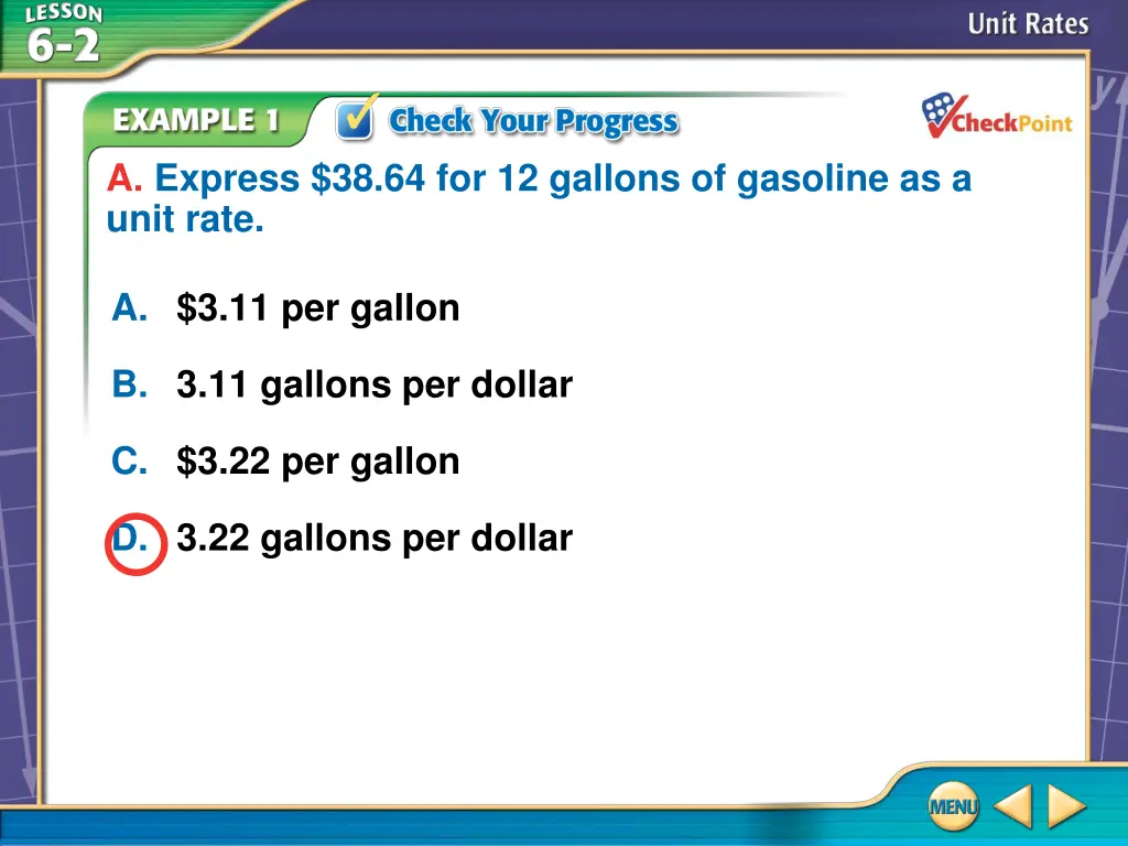 a express 38 64 for 12 gallons of gasoline