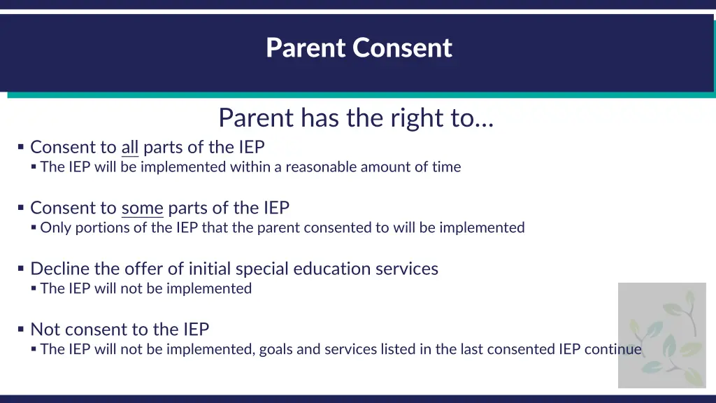 parent consent