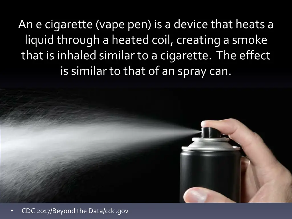 an e cigarette vapepen is a device that heats