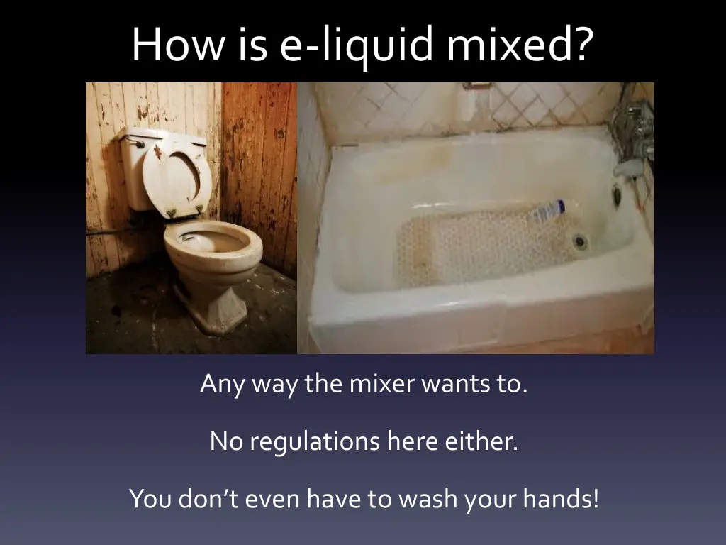 how is e liquid mixed