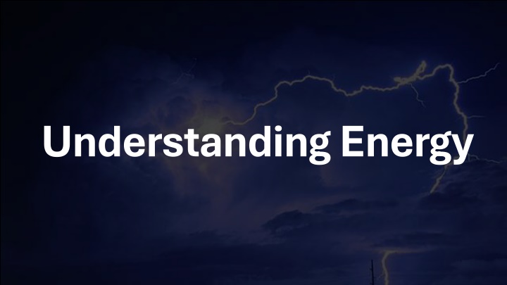 understanding energy