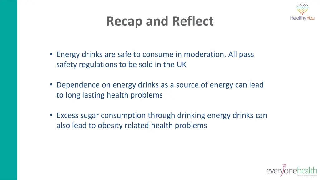 recap and reflect