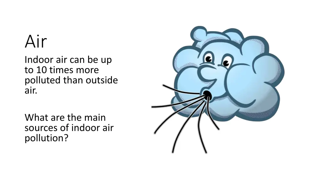 air indoor air can be up to 10 times more
